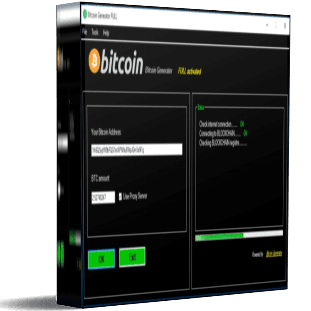 Bitcoin Generator v8.8 Software