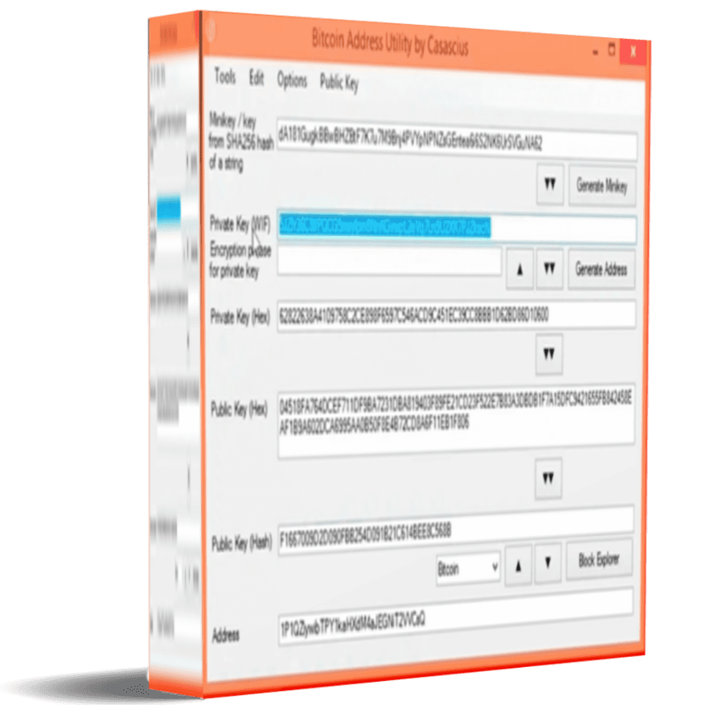 BITCOIN PRIVATE KEY GENERATOR V7.2