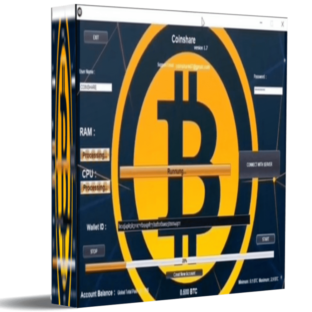 Coinshare V1.7 Private Limited Technology Software