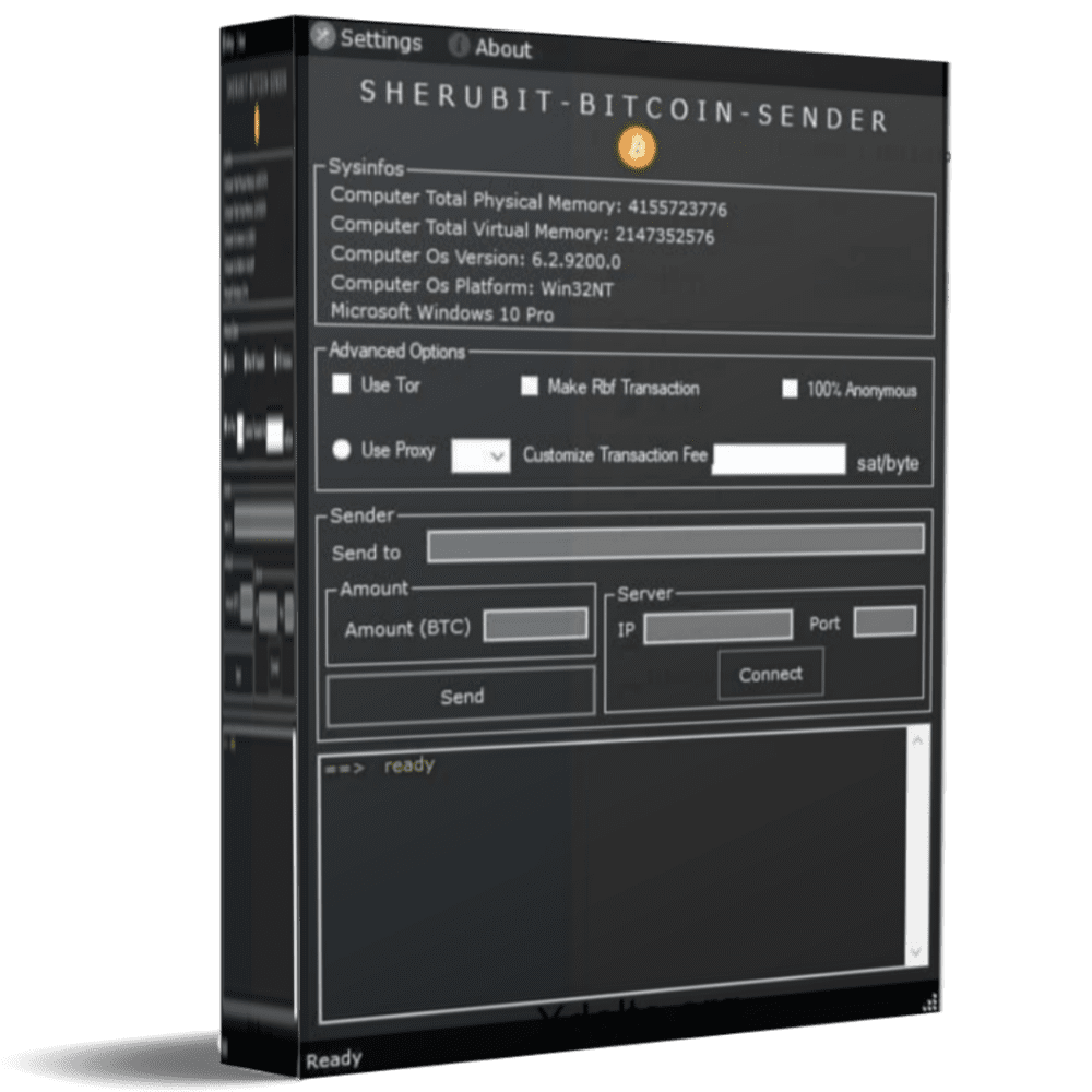 Sherubit Bitcoin Sender Pro  (Send Confirmed Bitcoins)